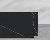 Liza Coffee Table Grande - Black - Liza Outdoor, 40" x 40" | 102 x 102cm, Black Pietra Ceramic