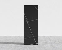 Liza Pedestal - Ceramic - Large, Black Pietra Ceramic