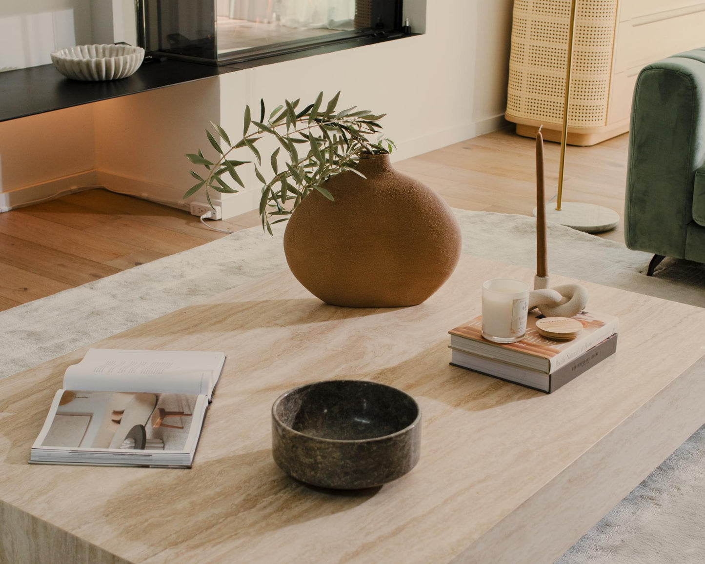 Liza Coffee Table - Marble (Black Label)