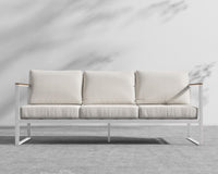 Louis Outdoor Sofa - Black - Louis, Outdoor Fabric - Palisades