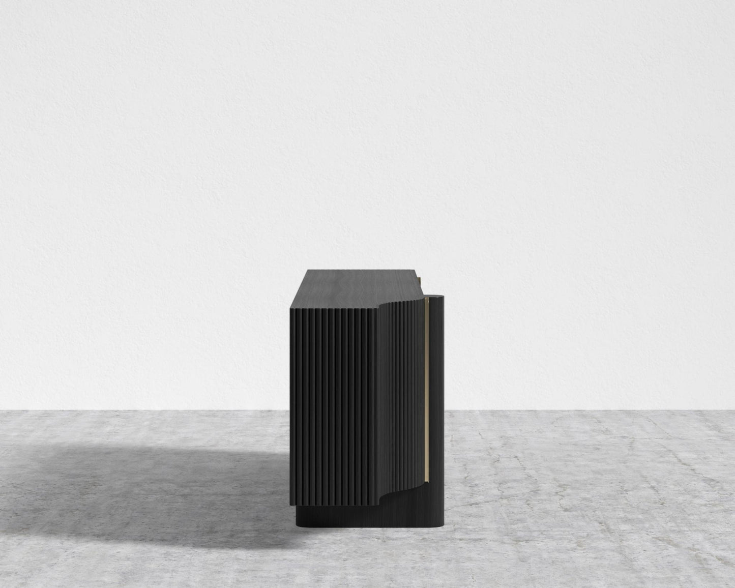 Magnus Entryway Console - Black Oak Veneer