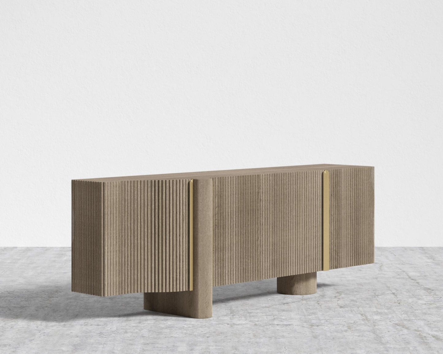 Magnus Entryway Console - Grey Oak Veneer