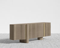 Magnus Entryway Console - Grey Oak Veneer