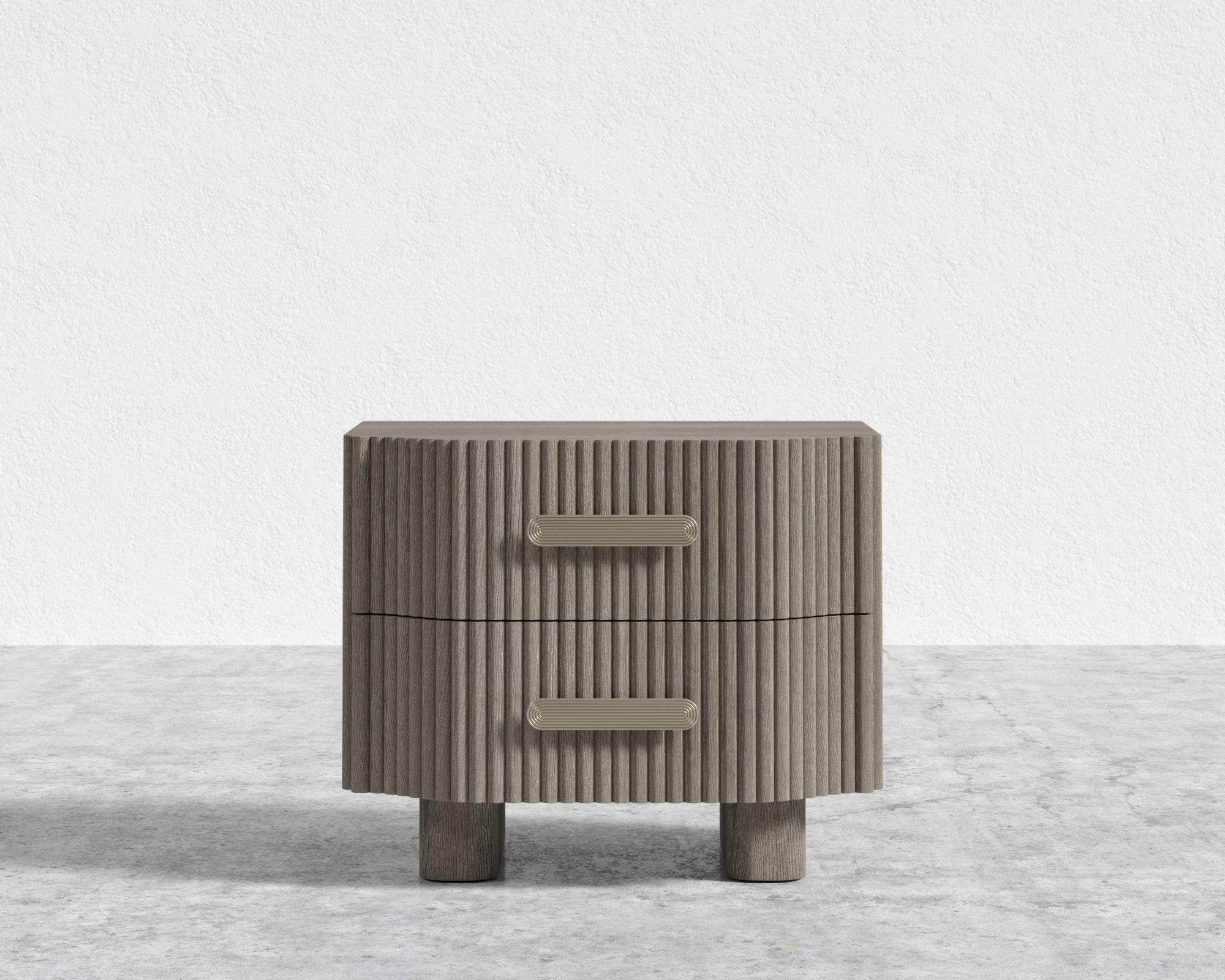 Magnus Nightstand - Grey Oak Veneer