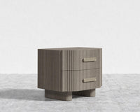 Magnus Nightstand - Grey Oak Veneer