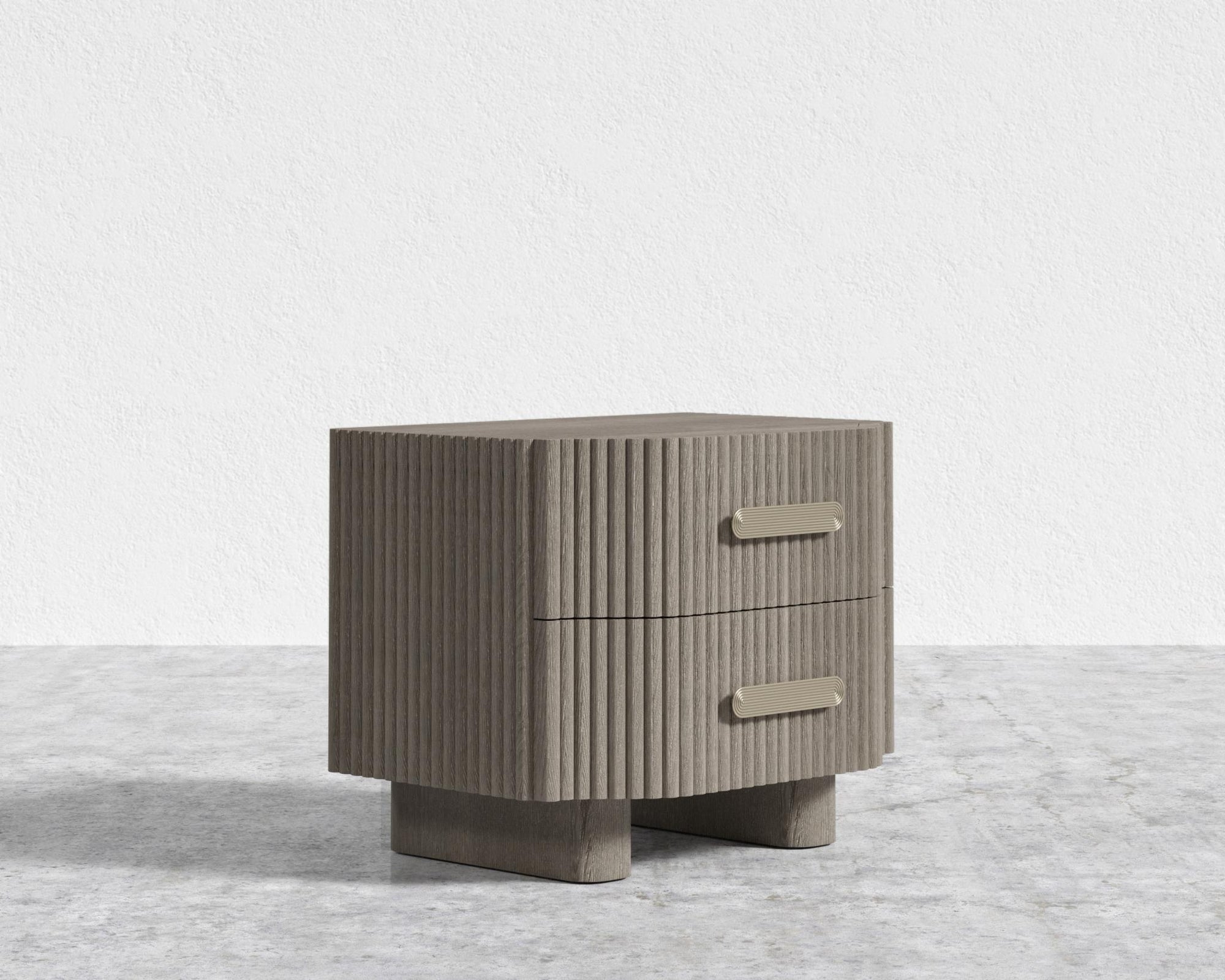 Magnus Nightstand - Grey Oak Veneer