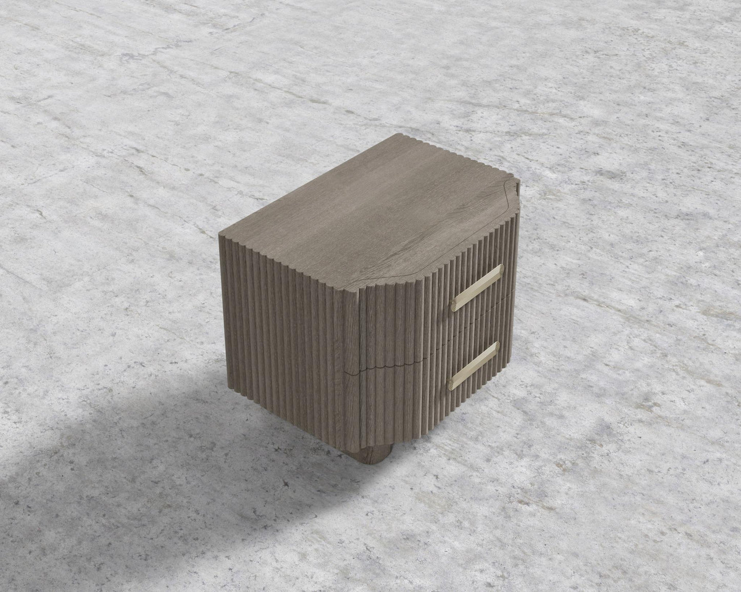 Magnus Nightstand - Grey Oak Veneer