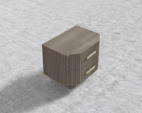 Magnus Nightstand - Grey Oak Veneer