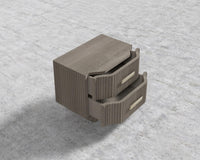 Magnus Nightstand - Grey Oak Veneer