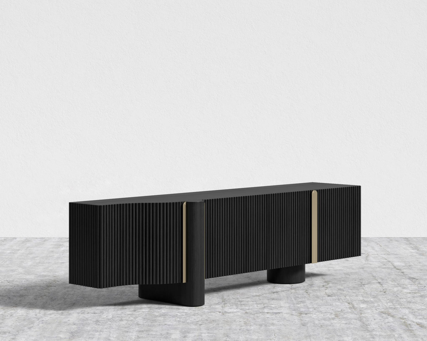 Magnus TV Console - Black Oak Veneer