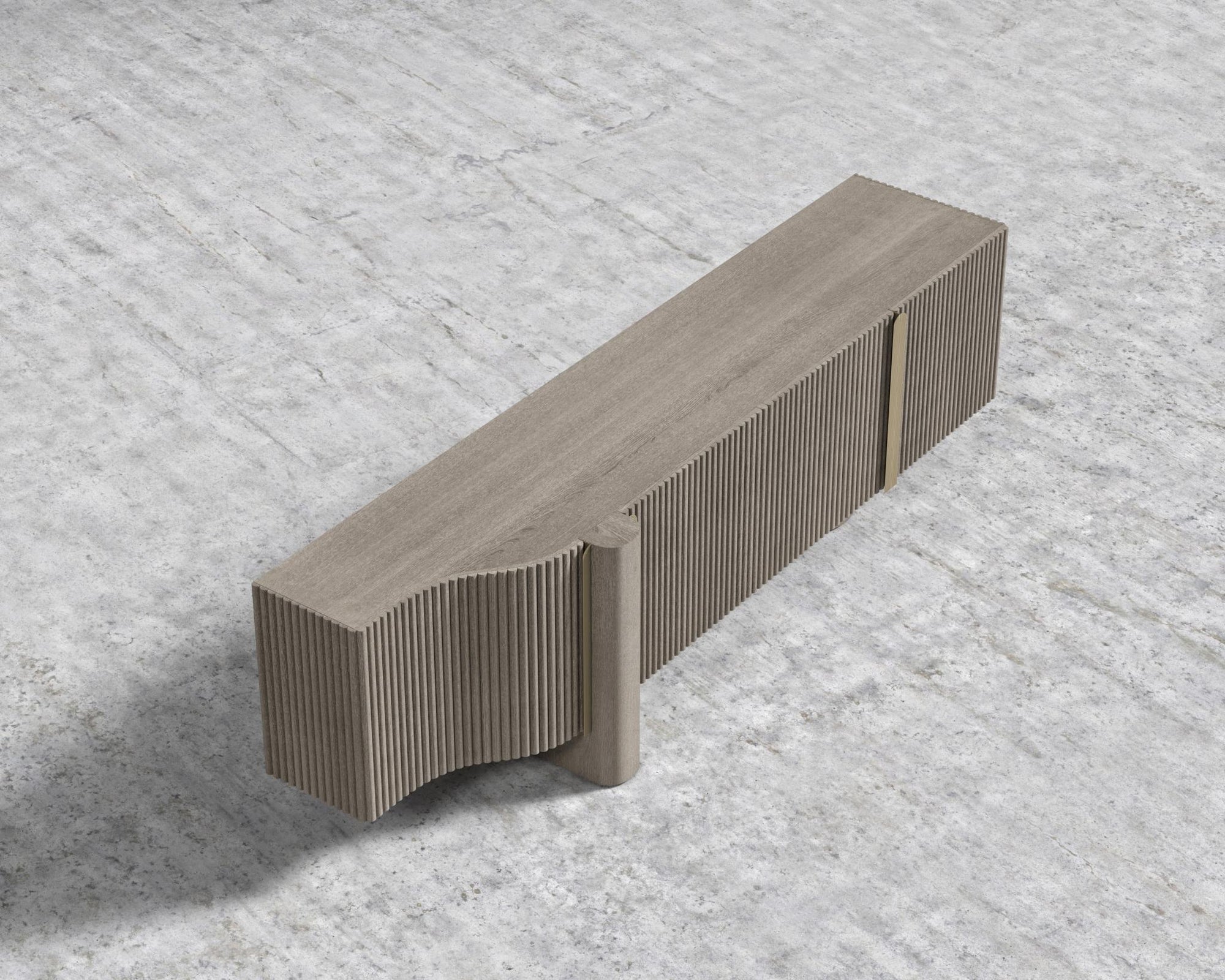Magnus TV Console - Grey Oak Veneer