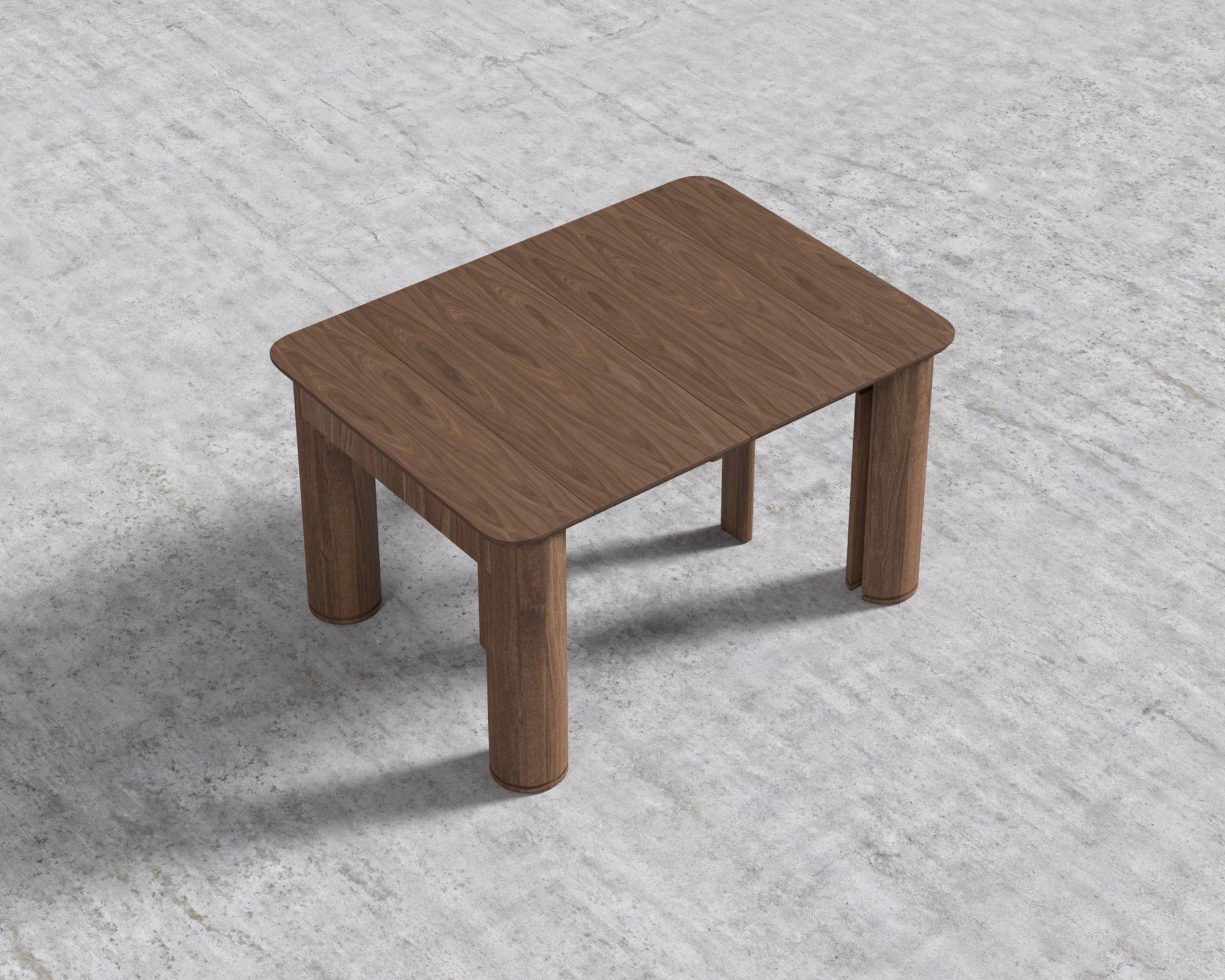 Maia_Extendable_Dining_Table - Walnut