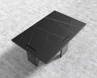 Marbella Coffee Table - Black Pietra Ceramic