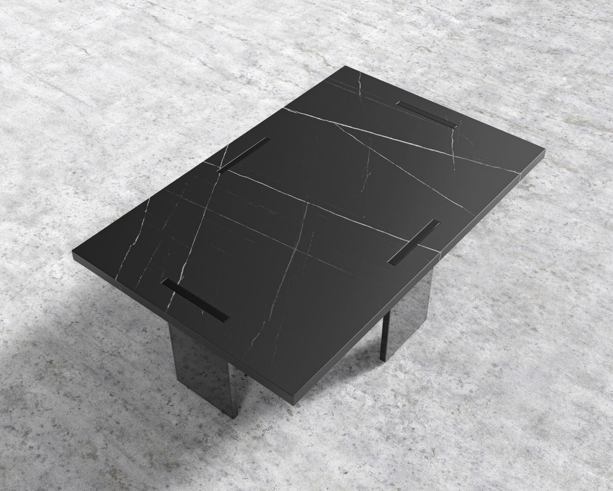 Marbella Coffee Table - Black Pietra Ceramic