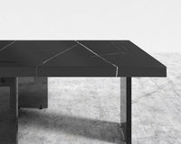 Marbella Coffee Table - Black Pietra Ceramic