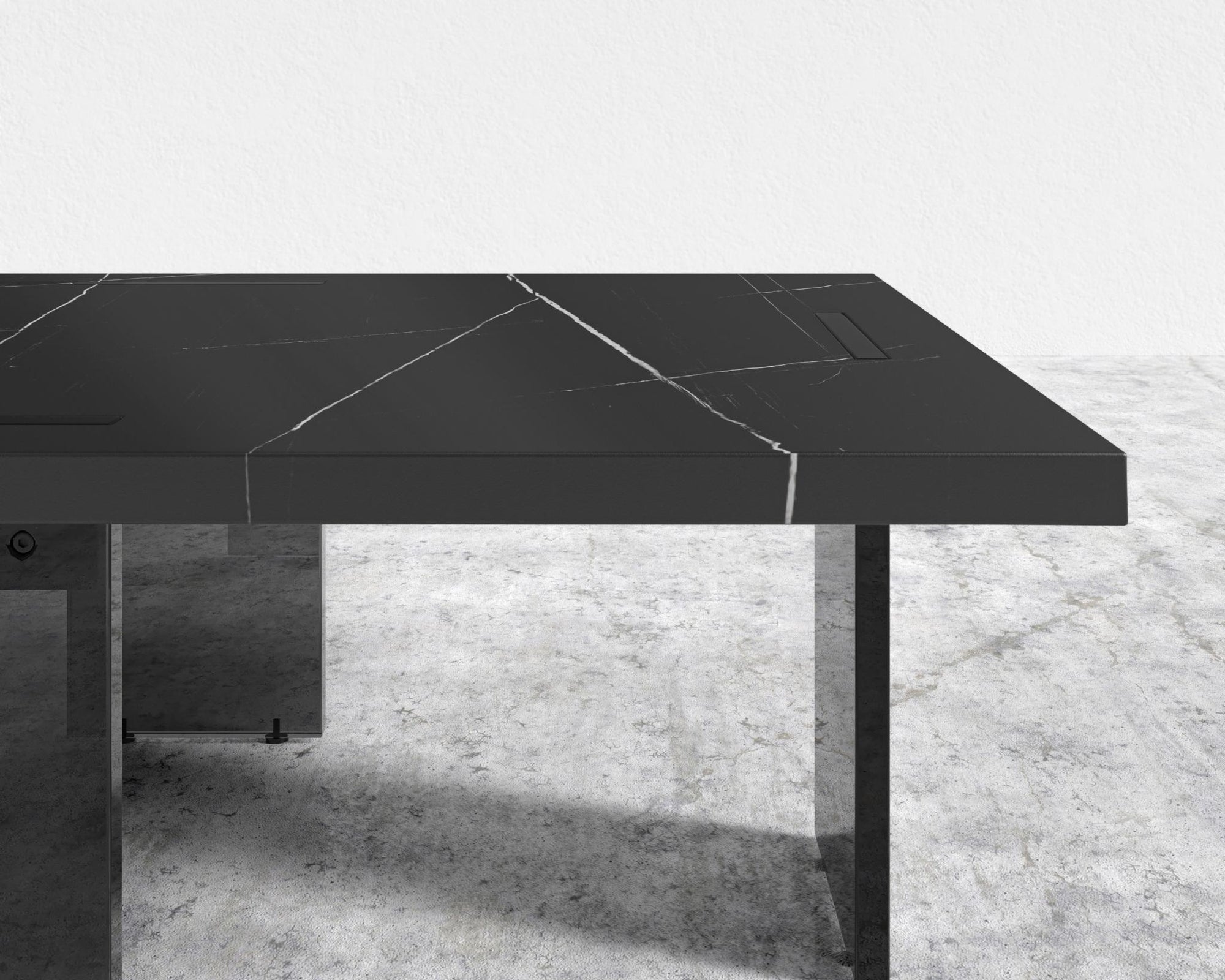 Marbella Coffee Table - Black Pietra Ceramic