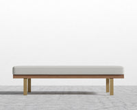 Maria Bench - Maria Brushed Brass, Modern Felt - Alesund