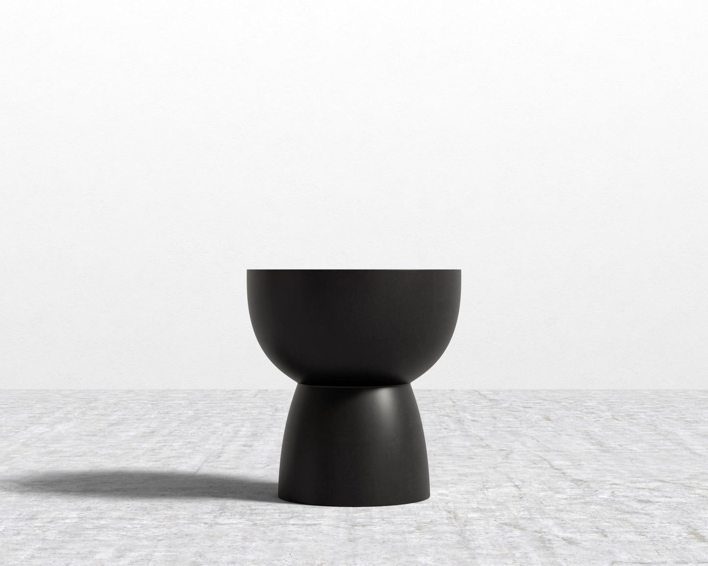 Maria Side Table - Black Concrete