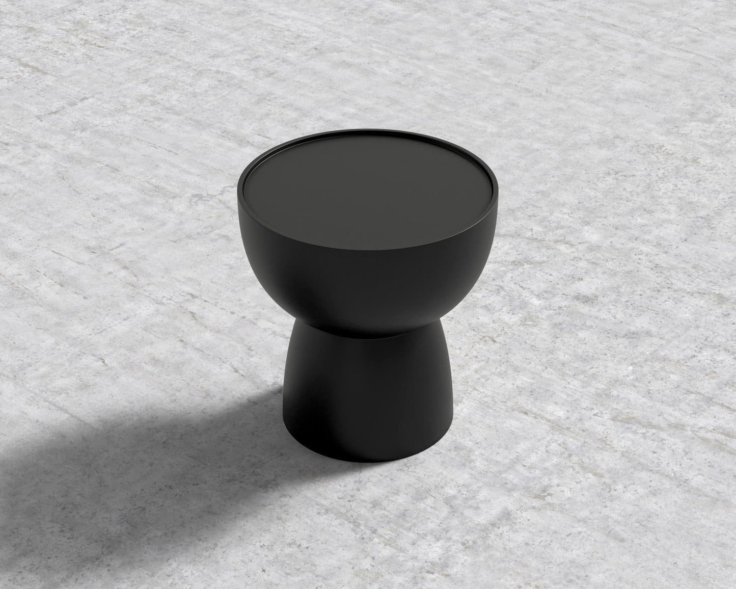 Maria Side Table - Black Concrete