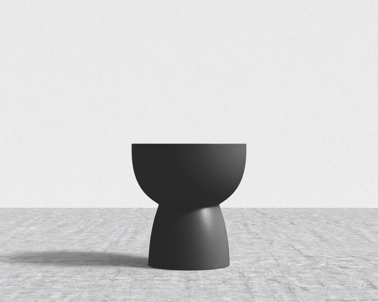 Maria Side Table - Black Wax Concrete