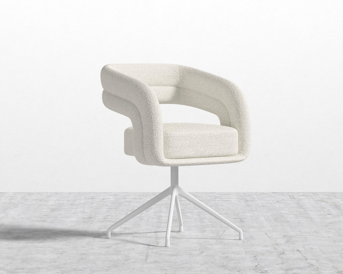 Mia Dining Chair - Chatou Boucle - Pearl