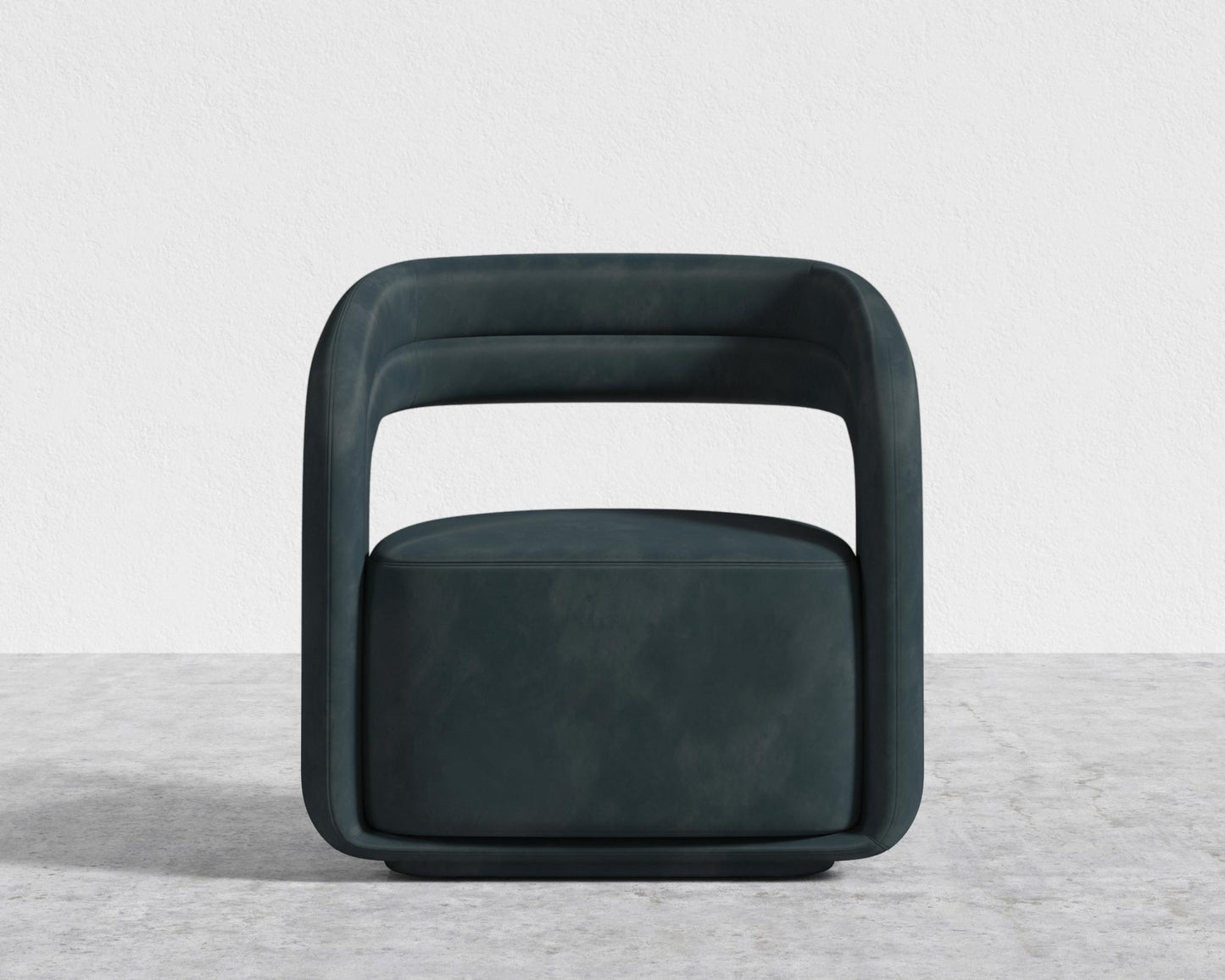 Mia Lounge Chair - Plush Velvet - Prussian