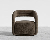 Mia Lounge Chair - Shearling - Espresso