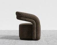 Mia Lounge Chair - Shearling - Espresso