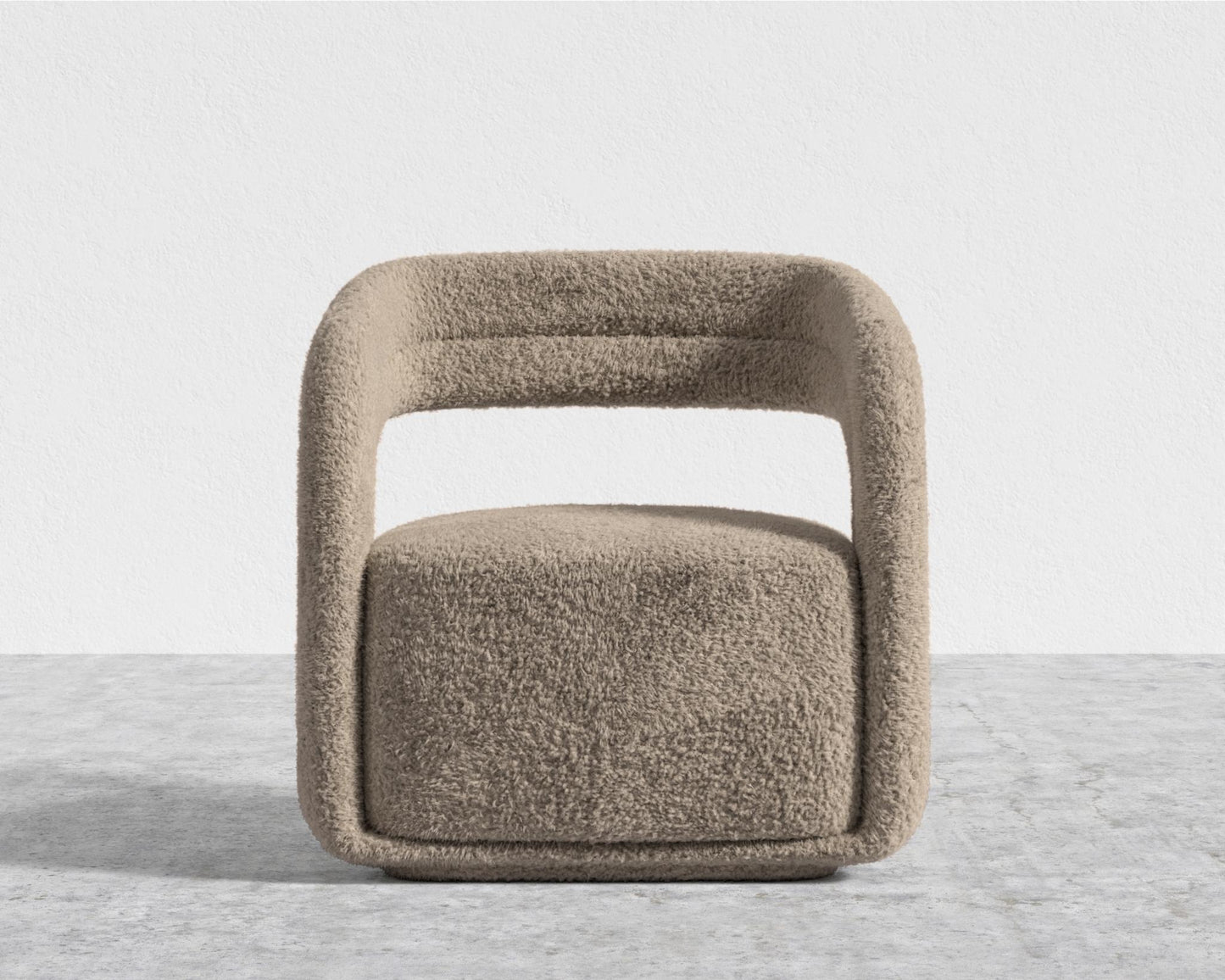 Mia Lounge Chair - Shearling - Fawn