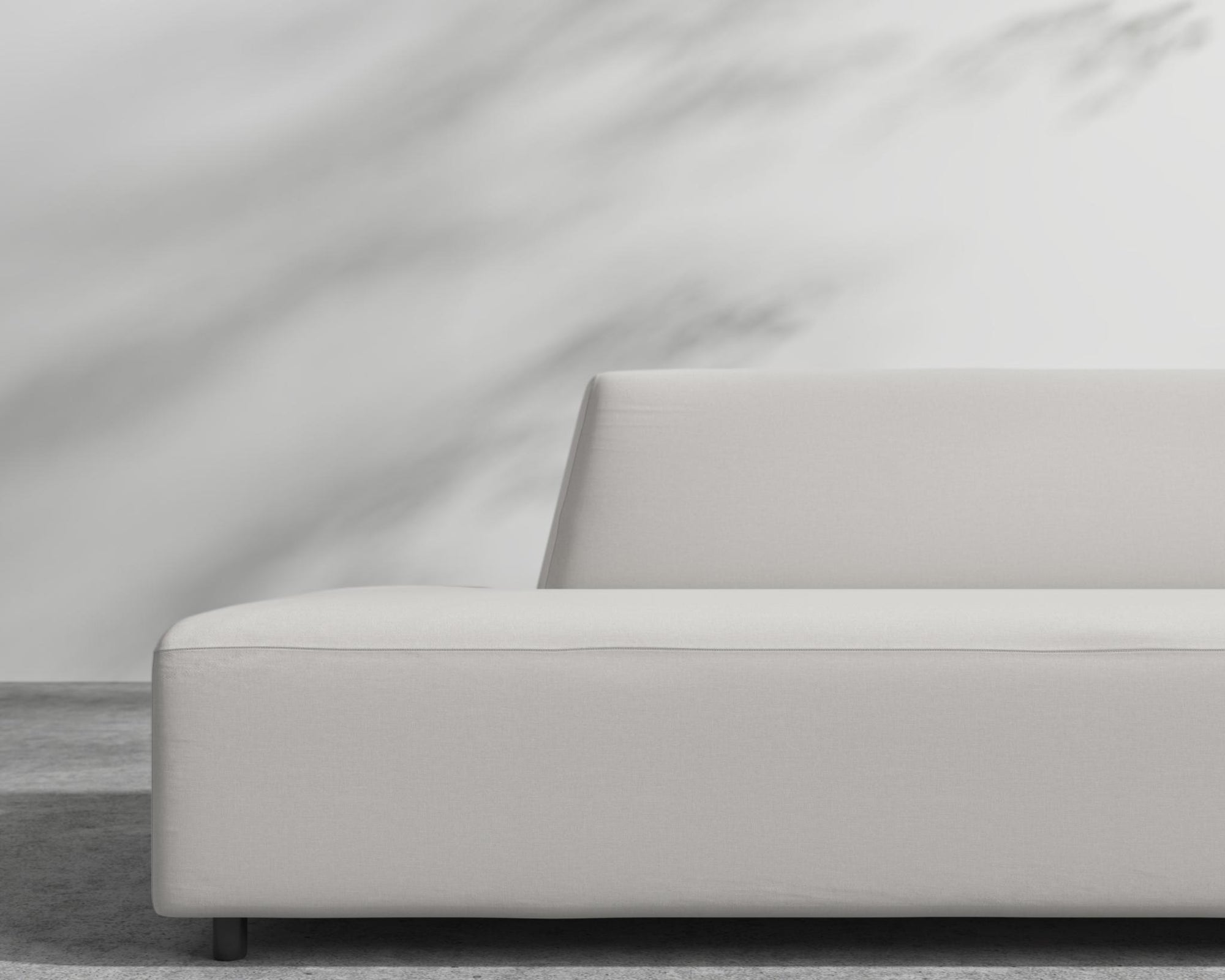 Mika Outdoor Armless Open Left 3 Seater - Outdoor Fabric - Palisades