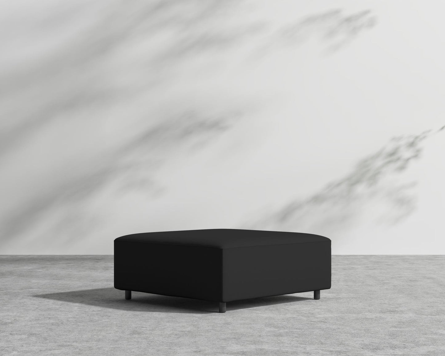 Mika Outdoor Ottoman - Outdoor Fabric - Arcadia