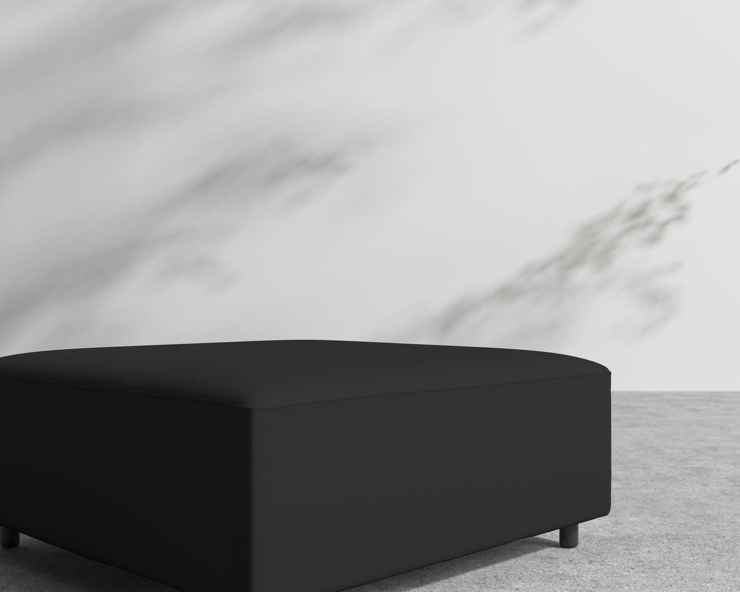 Mika Outdoor Ottoman - Outdoor Fabric - Arcadia