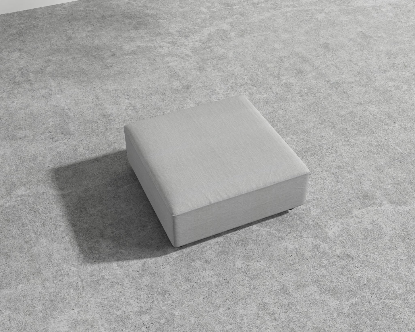 Mika Outdoor Ottoman - Outdoor Fabric - Encino