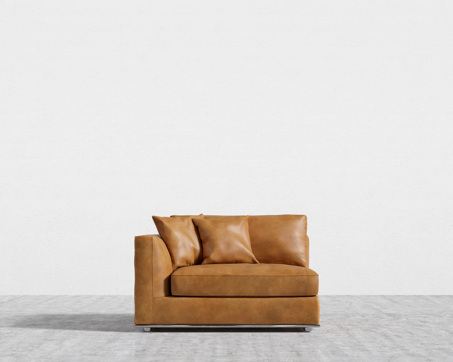 Milo 1-Seater - Left Arm - Microfiber Leather - Trento Morocco