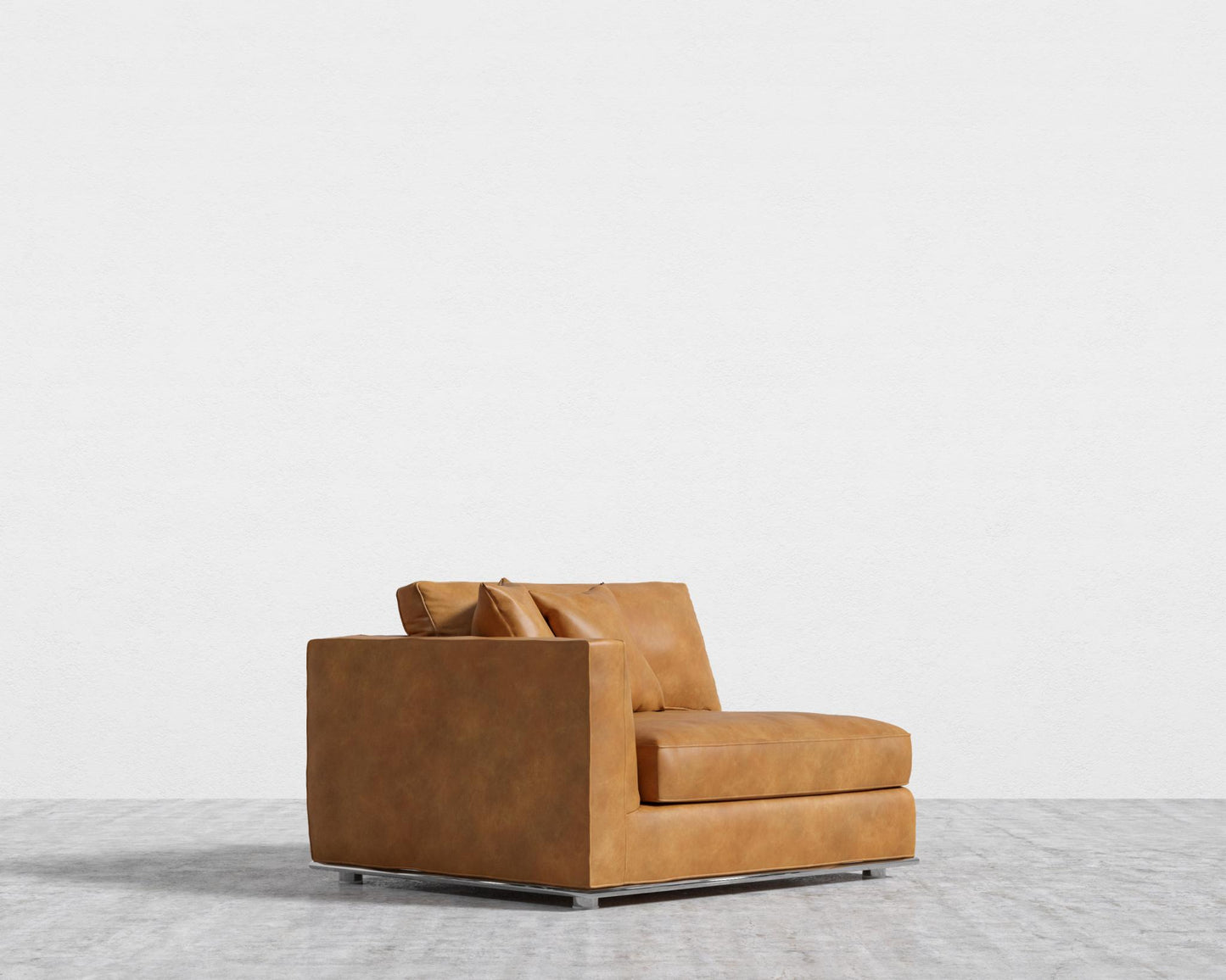 Milo 1-Seater - Left Arm - Microfiber Leather - Trento Morocco