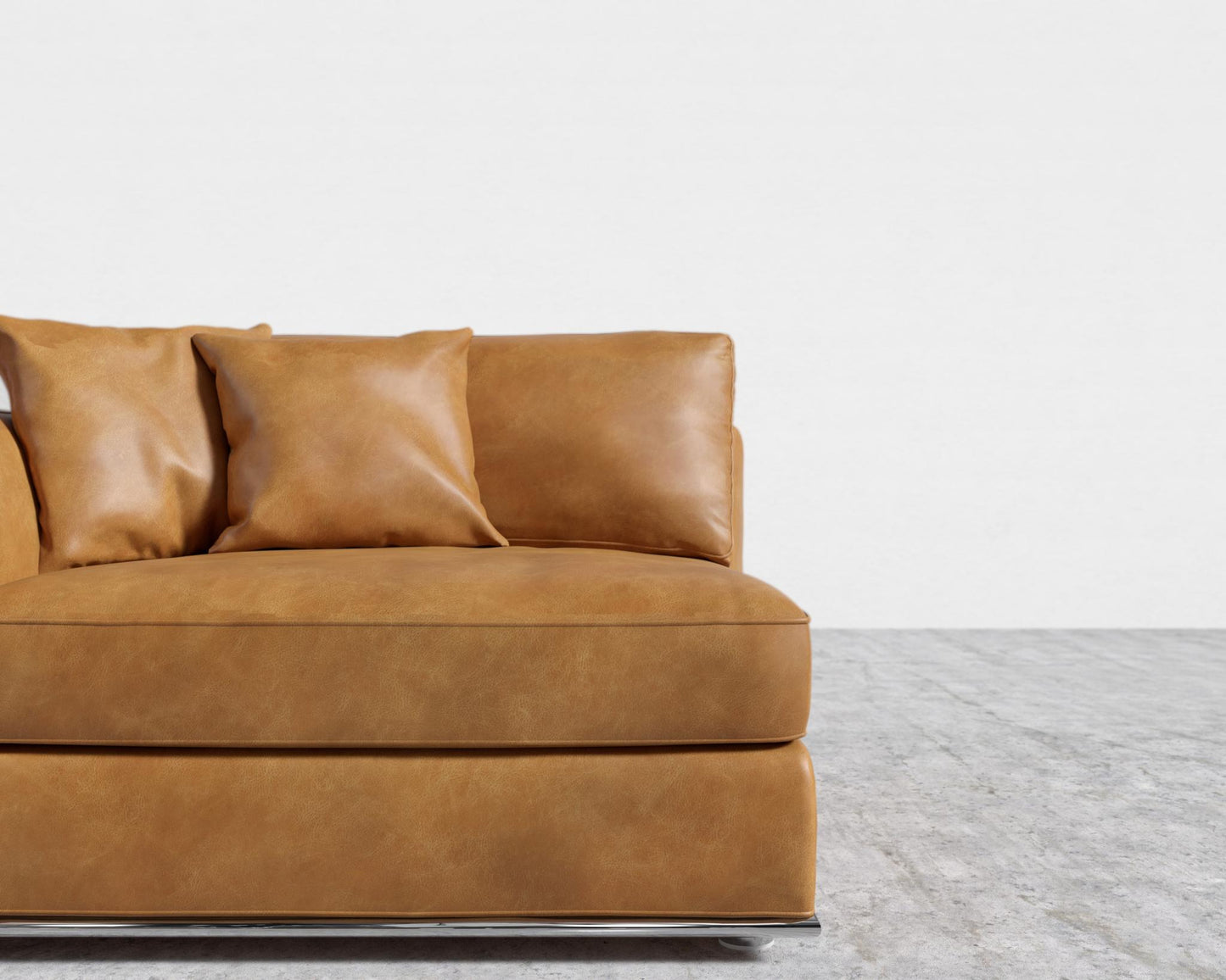 Milo 1-Seater - Left Arm - Microfiber Leather - Trento Morocco