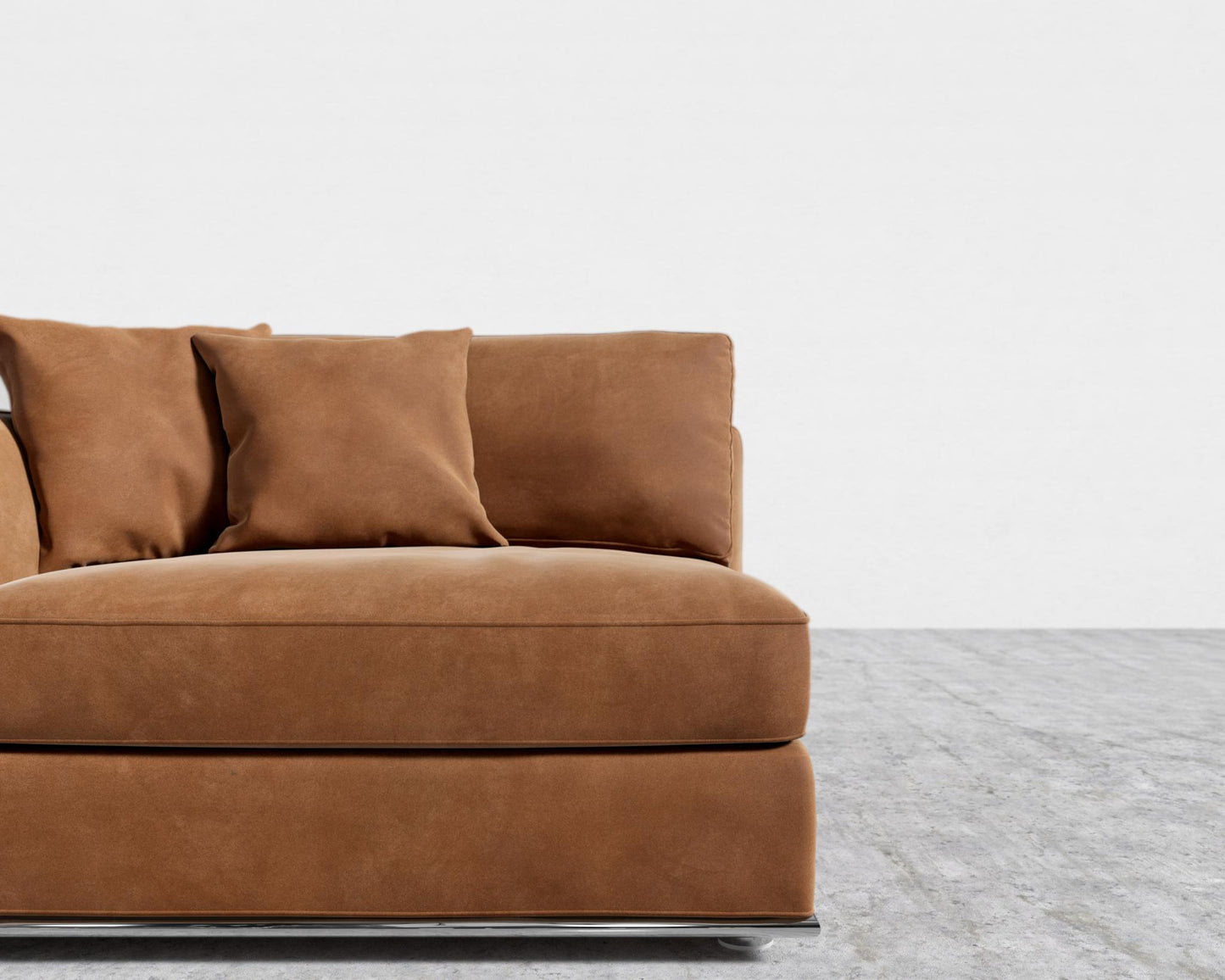 Milo 1-Seater - Left Arm - Venice Vegan Suede - Cider