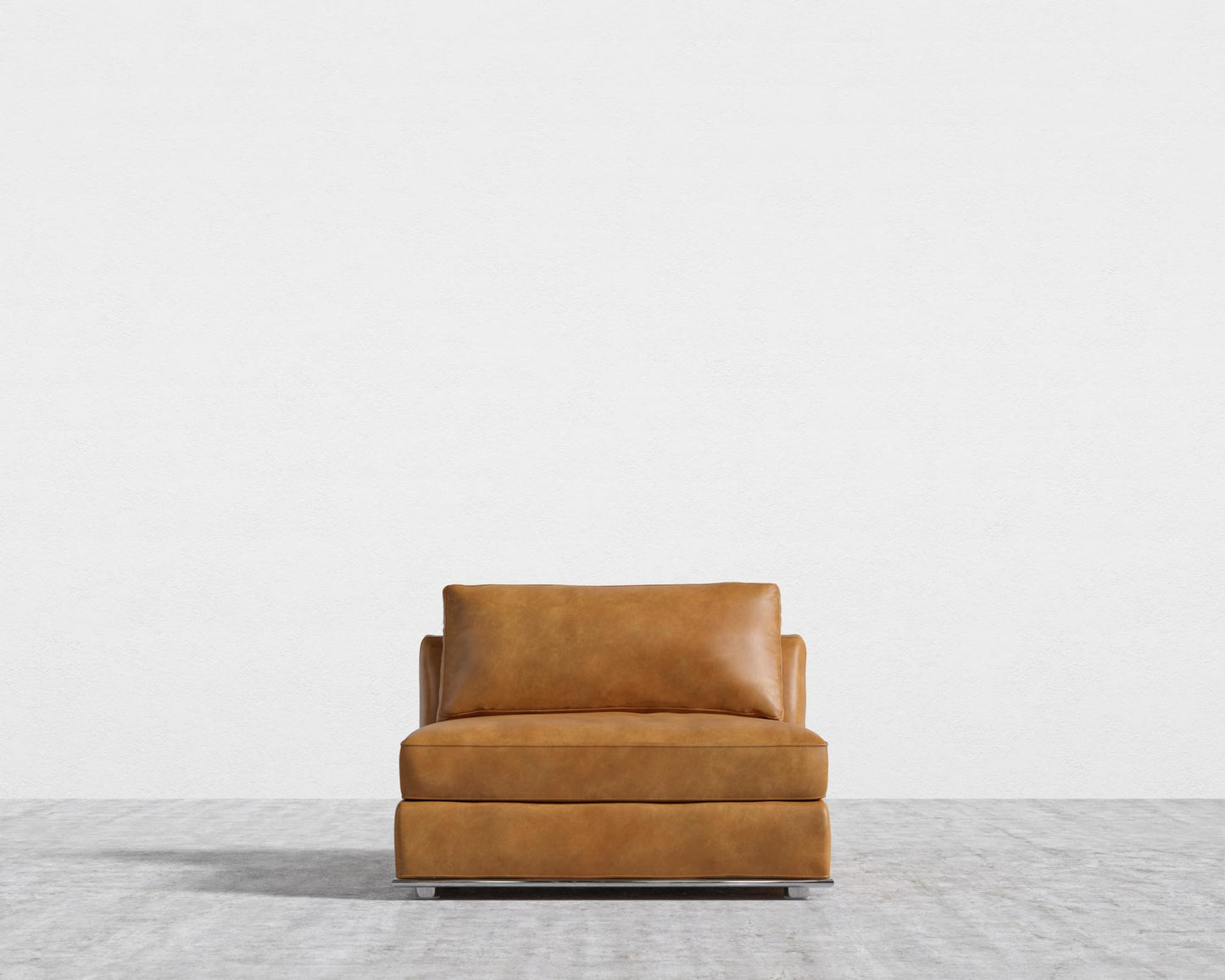 Milo 1-Seater - Armless - Microfiber Leather - Trento Morocco