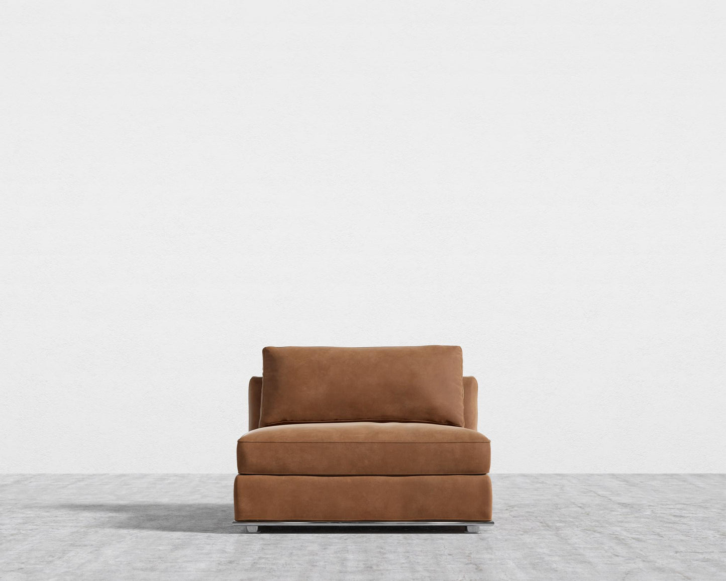 Milo 1-Seater - Armless - Venice Vegan Suede - Cider