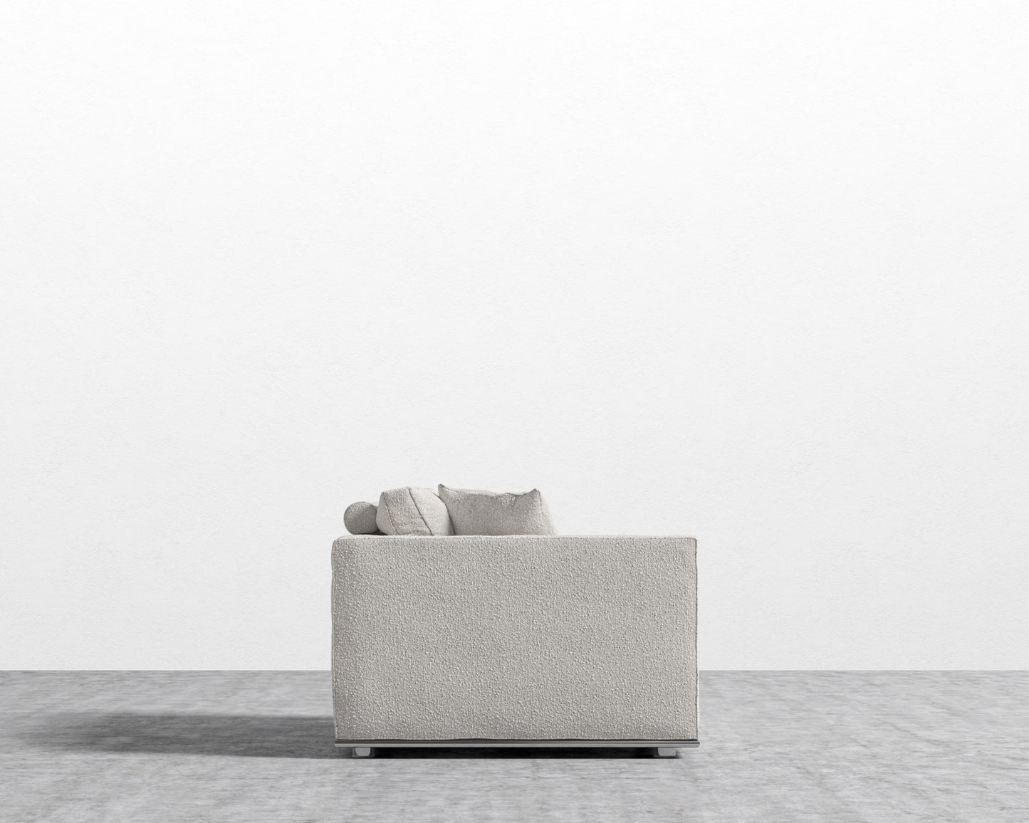 Milo 1-Seater - Left Arm - Chatou Bouclé - Pearl