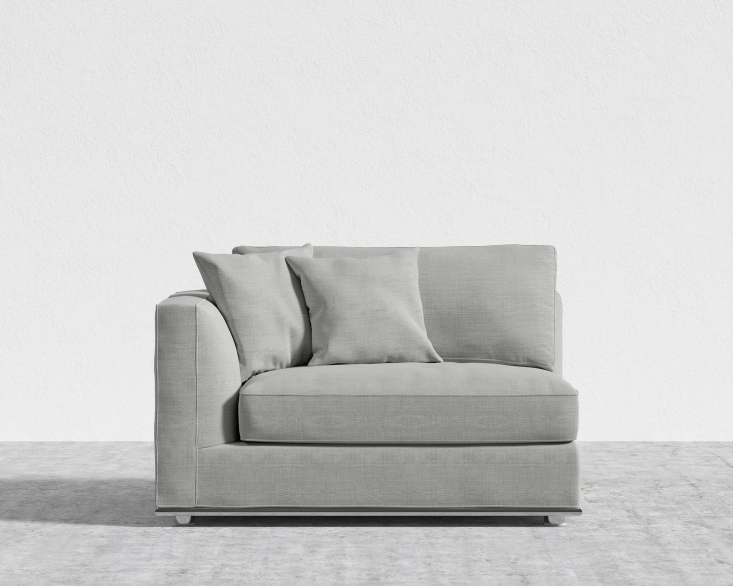 Milo 1-Seater - Left Arm - Performance Linen - Dove