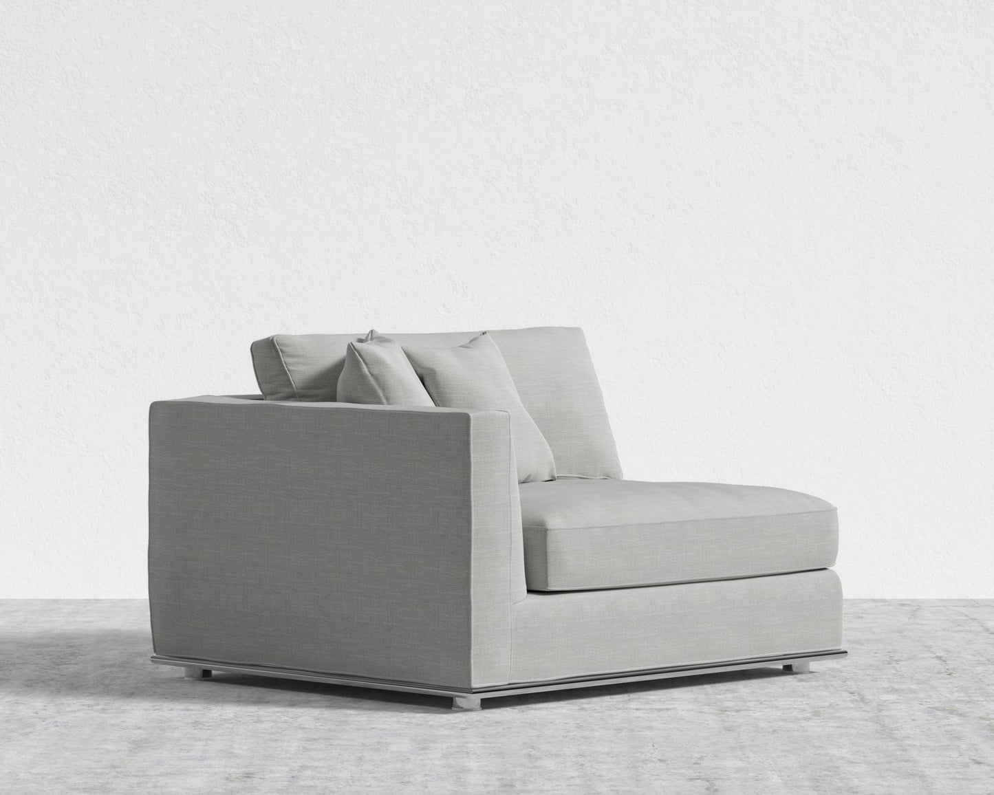 Milo 1-Seater - Left Arm - Performance Linen - Dove