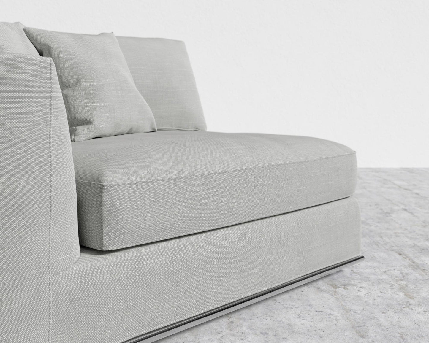 Milo 1-Seater - Left Arm - Performance Linen - Dove