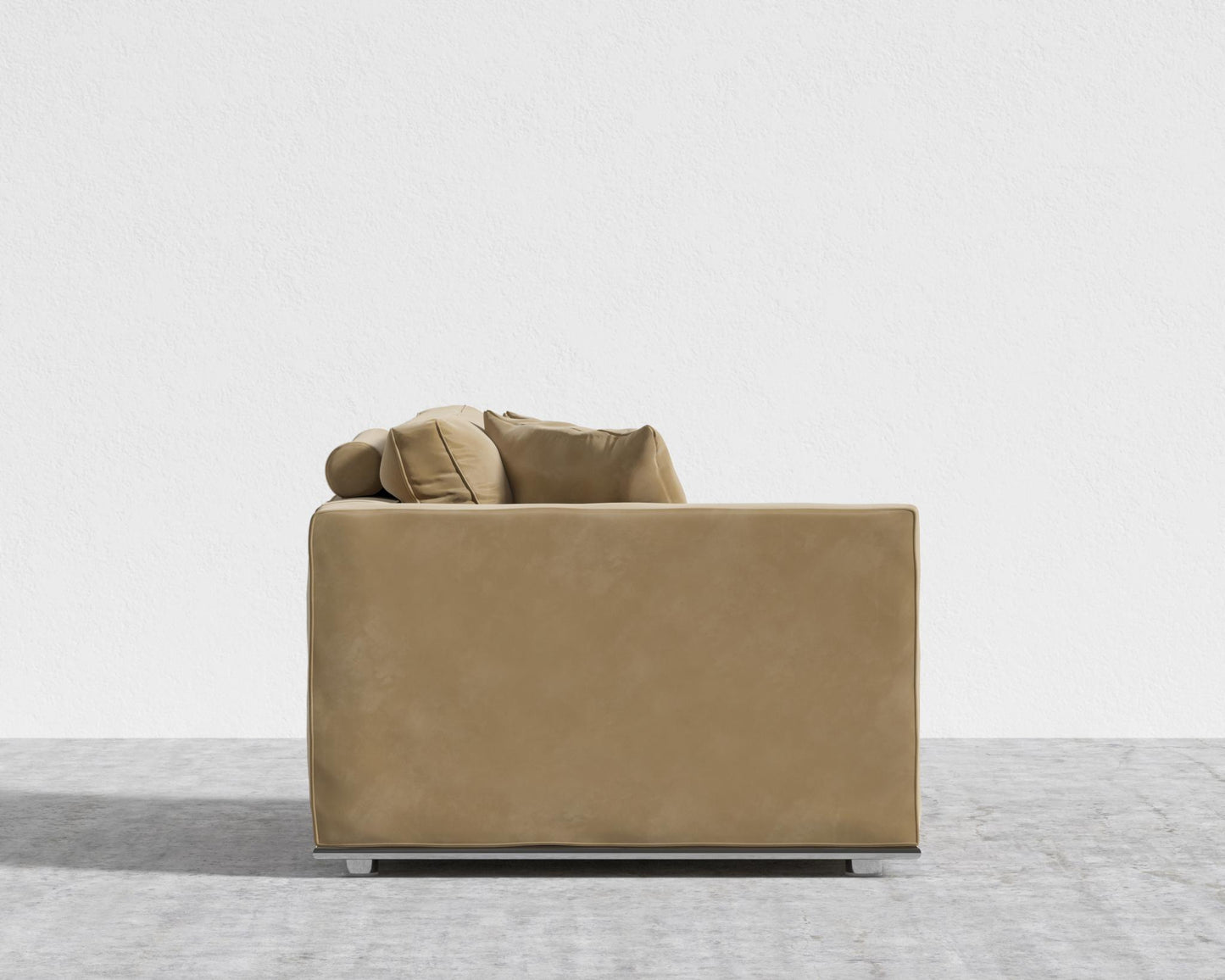 Milo 1-Seater - Left Arm - Plush Velvet - Dune