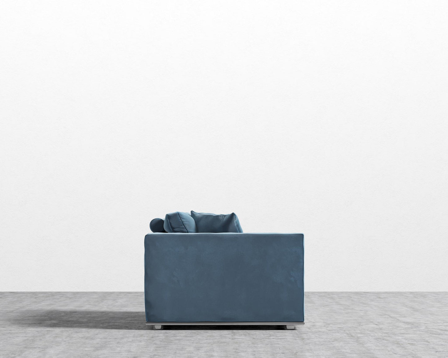 Milo 1-Seater - Left Arm - Plush Velvet - Solstice