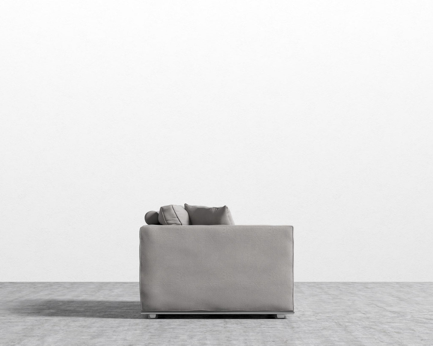 Milo 1-Seater - Left Arm - Venice Vegan Suede - Chiffon