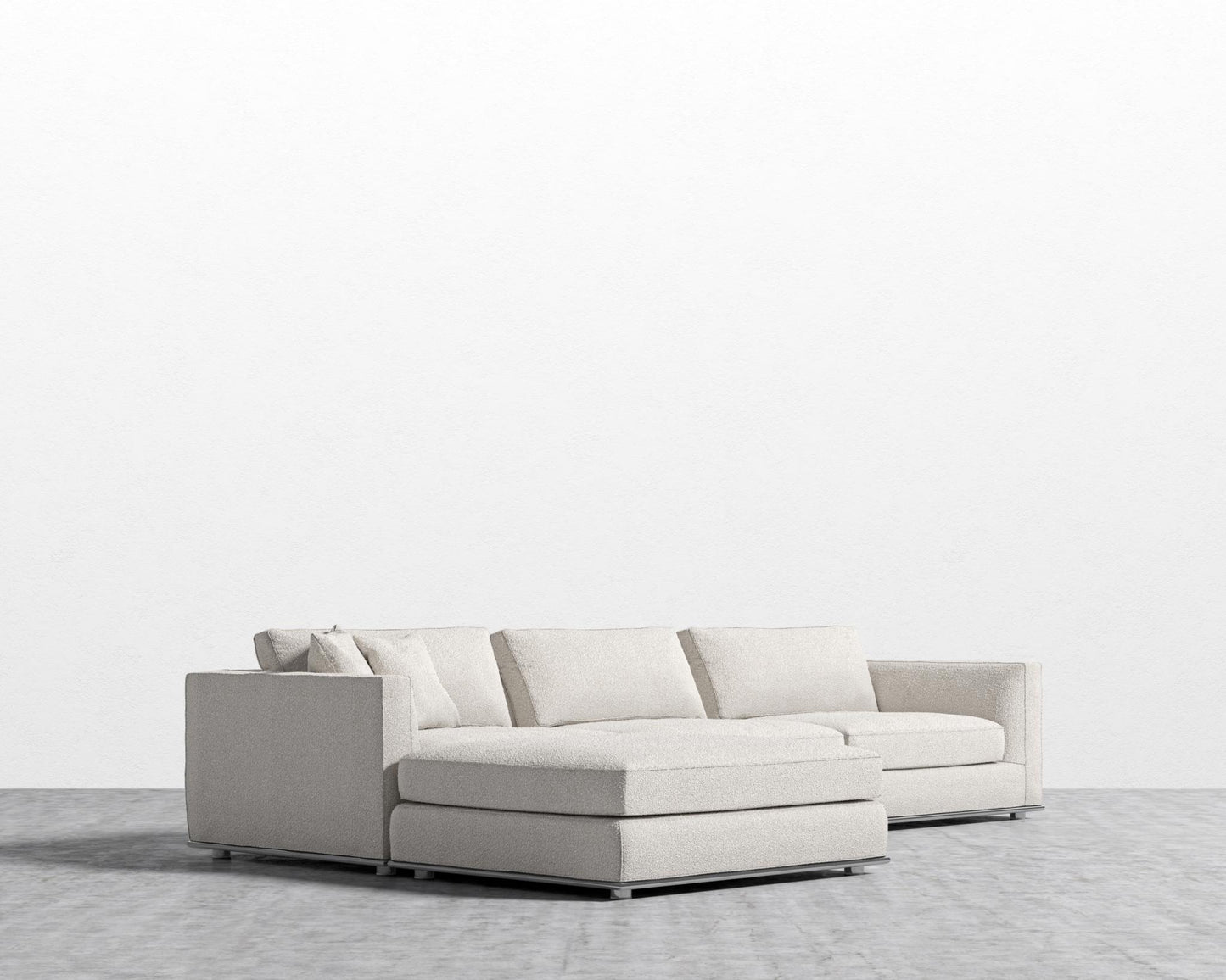 Milo Modular Sectional - Chatou Bouclé - Pearl