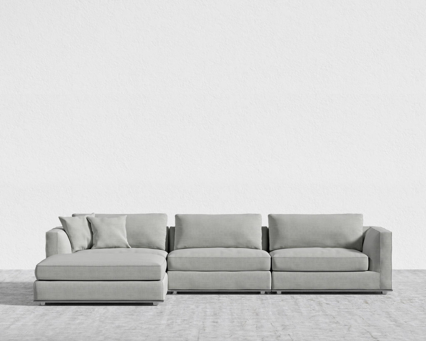 Milo Modular Sectional - Performance Linen - Dove