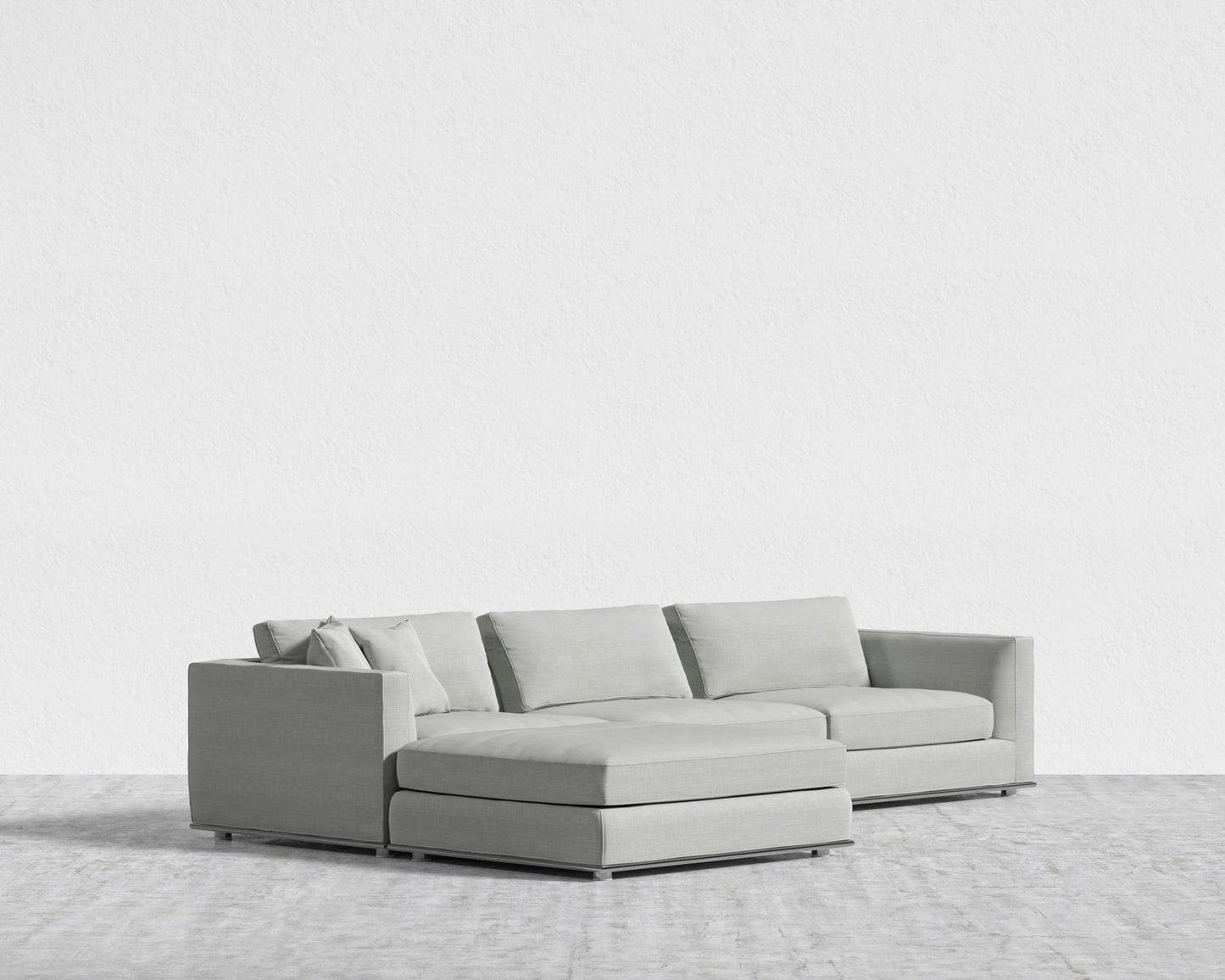 Milo Modular Sectional - Performance Linen - Dove