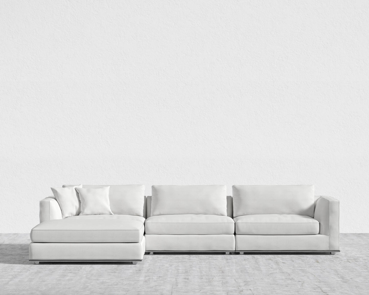 Milo Modular Sectional - Performance Linen - Swan